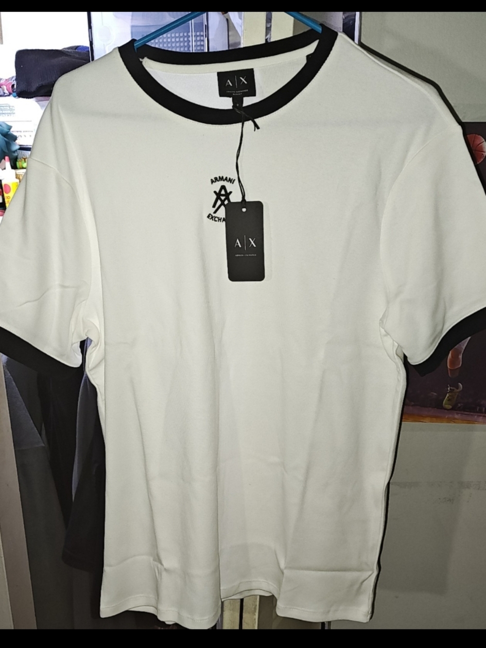 Men's Size Medium Armani Exchange Logo Short sleeve T-Shirt Brand New with tag